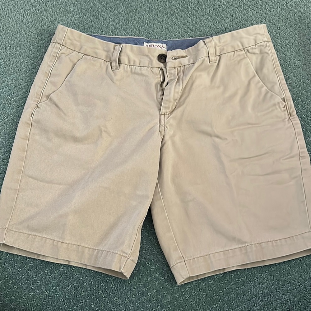 Merona khaki shorts, size 8
